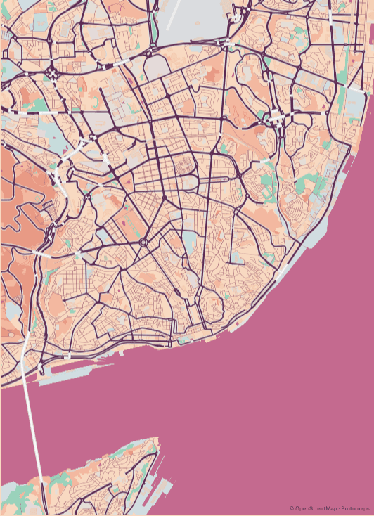 Map of Lisbon