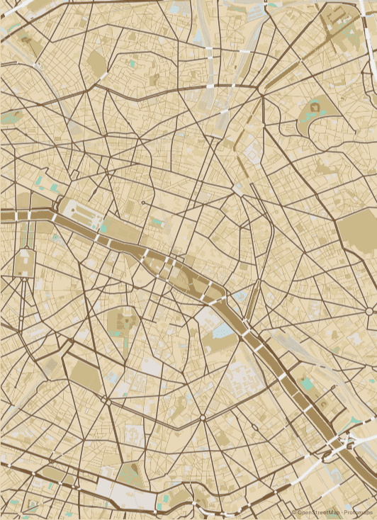 Map of Paris